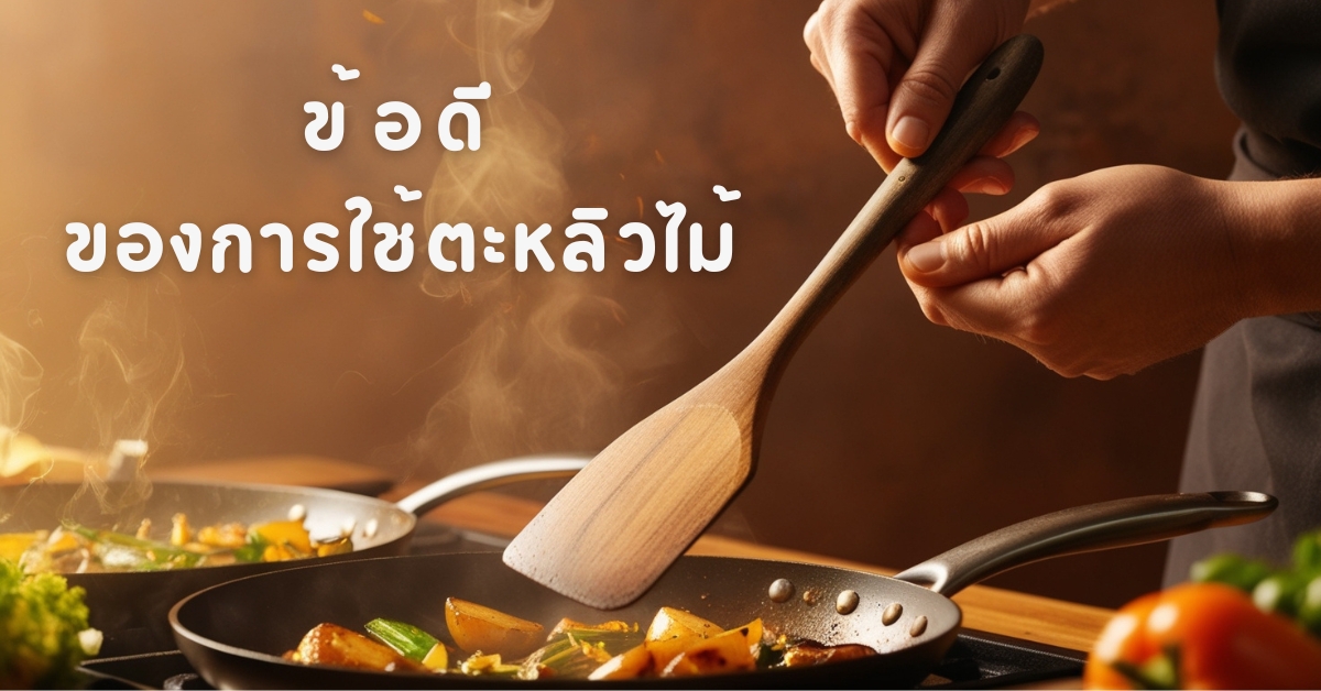 ข้อดีของการใช้ตะหลิวไม้ในการทำอาหาร