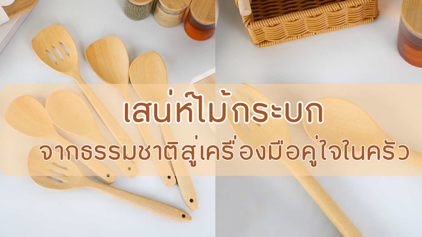 เสน่ห์ไม้กระบก จากธรรมชาติสู่เครื่องมือคู่ใจในครัว